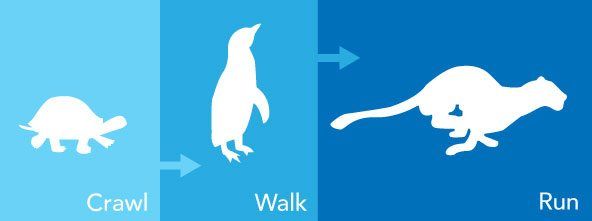 Crawl walk run Crawl walk run