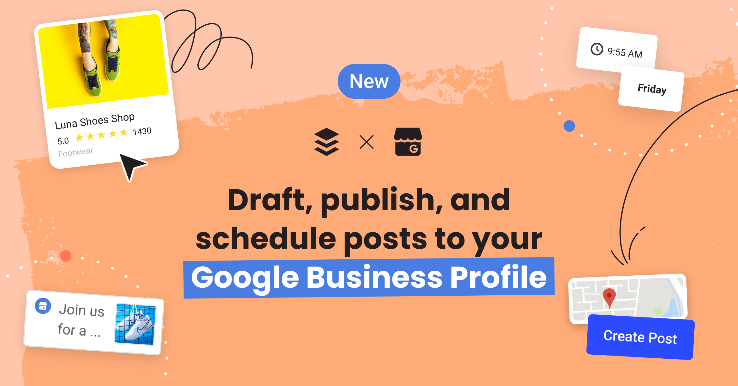 Draft, publish, and schedule posts to your Google Business Profile