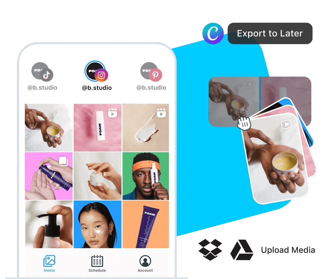 Later's social media management tools